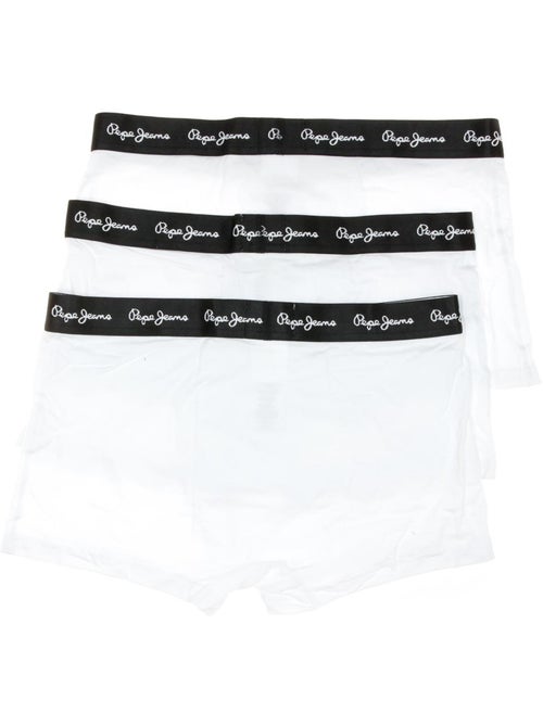 Pepe Jeans TK Heren Boxershorts Wit - 3-pack - Kiabi Pepe Jeans TK Heren Boxershorts Wit - 3-pack - Kiabi