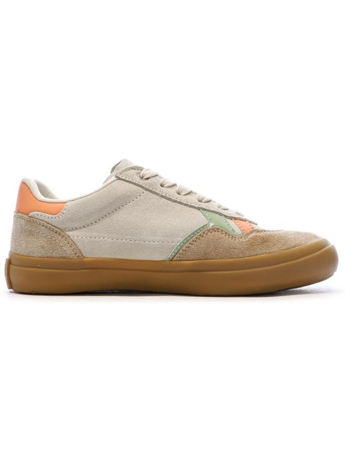 Pepe Jeans Travis Beige/Roze Dames Sneakers - Kiabi Pepe Jeans Travis Beige/Roze Dames Sneakers - Kiabi