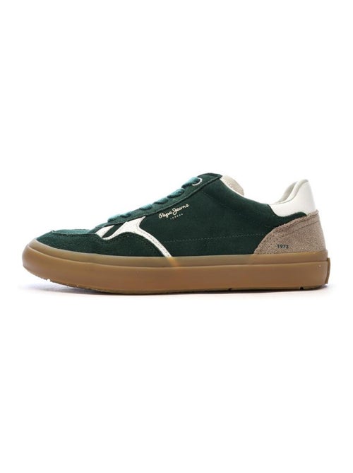 Pepe Jeans Travis Free Groene Heren Sneakers - Kiabi Pepe Jeans Travis Free Groene Heren Sneakers - Kiabi