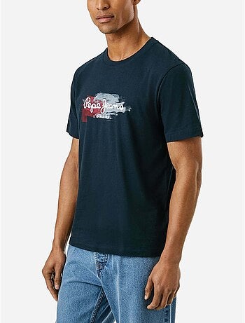 Pepe jeans trey t-shirt voor heren - marineblauw
