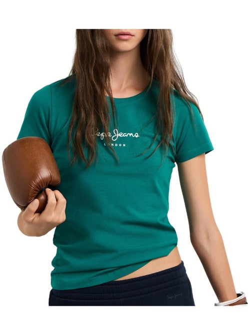 Pepe jeans virginia groen t-shirt voor dames - Kiabi Pepe jeans virginia groen t-shirt voor dames - Kiabi