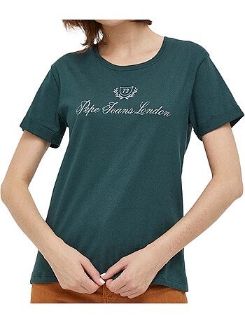 Pepe jeans vivian ecru t-shirt voor dames