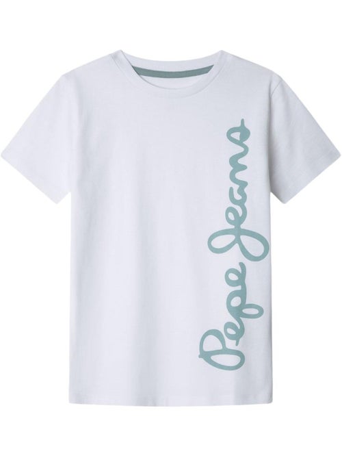Pepe Jeans Waldo T-shirt Wit voor Jongens - Kiabi Pepe Jeans Waldo T-shirt Wit voor Jongens - Kiabi