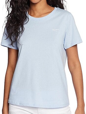 Pepe jeans wendy t-shirt voor dames - blauw