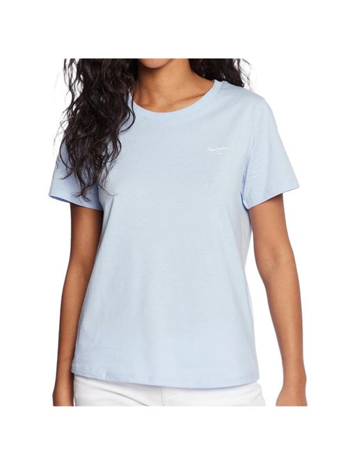 Pepe Jeans Wendy T-shirt voor Dames - Blauw - Kiabi Pepe Jeans Wendy T-shirt voor Dames - Blauw - Kiabi
