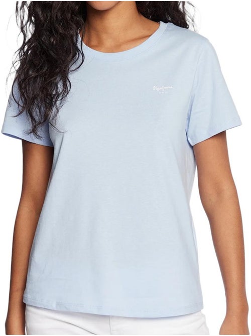 Pepe Jeans Wendy T-shirt voor Dames - Blauw - Kiabi Pepe Jeans Wendy T-shirt voor Dames - Blauw - Kiabi