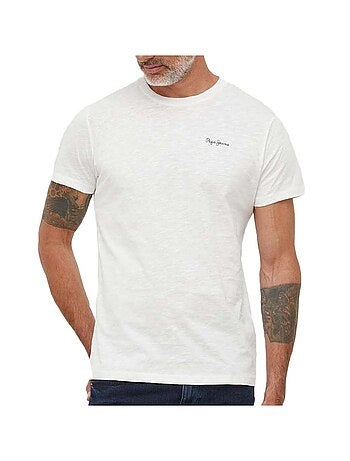 Pepe jeans wiltshire wit t-shirt voor heren