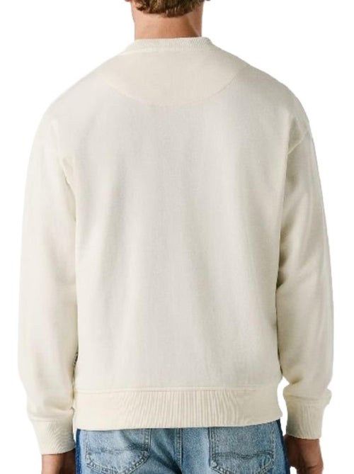 Pepe Jeans Witte Heren Sweatshirt Pjl - Kiabi Pepe Jeans Witte Heren Sweatshirt Pjl - Kiabi