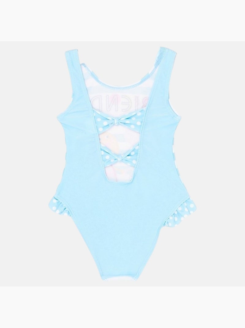 Peppa Pig - Badkleding kind bedrukt Blauw - Kiabi