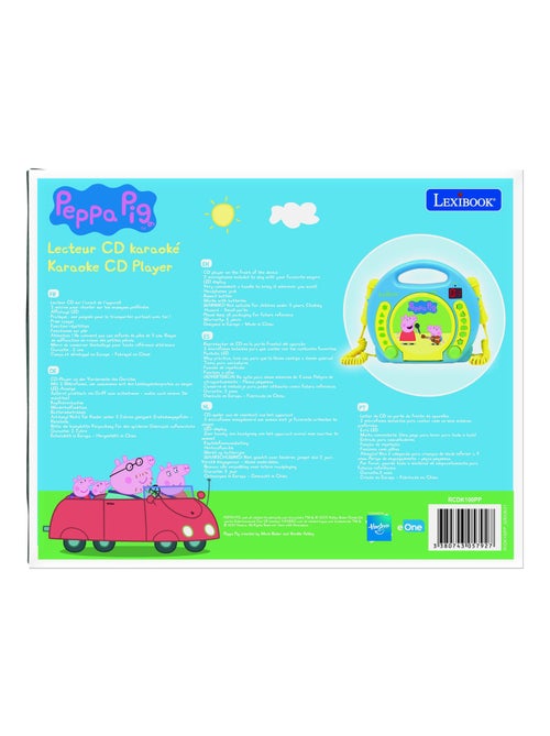 Peppa pig draagbare cd-speler met 2 meezingmicrofoons - Kiabi Peppa pig draagbare cd-speler met 2 meezingmicrofoons - Kiabi