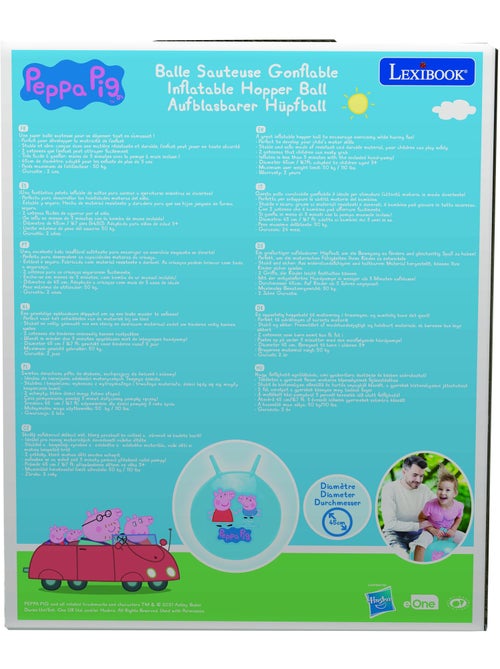 Peppa pig opblaasbare skippybal 18' / 45cm - Kiabi Peppa pig opblaasbare skippybal 18' / 45cm - Kiabi