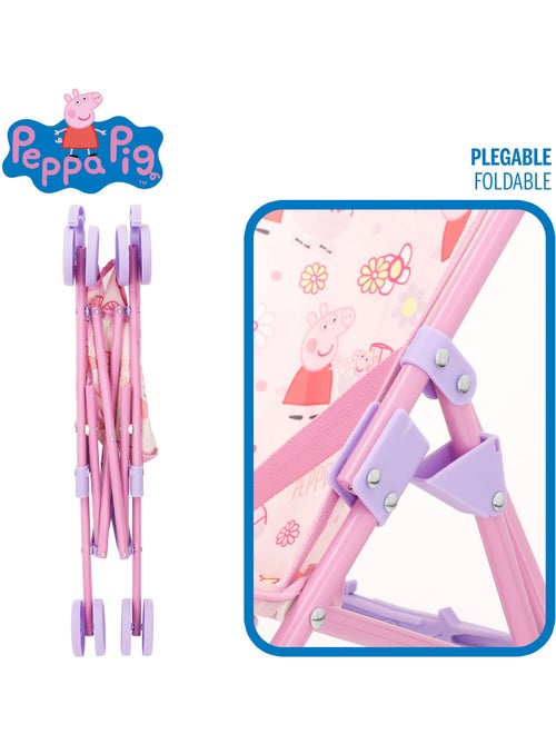 Peppa pig poppenwandelwagen + 24 maanden - Kiabi
