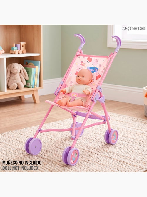 Peppa pig poppenwandelwagen + 24 maanden - Kiabi