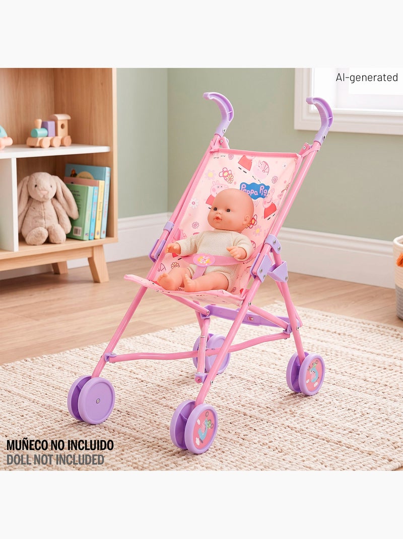 Peppa pig poppenwandelwagen + 24 maanden N.v.t. - Kiabi