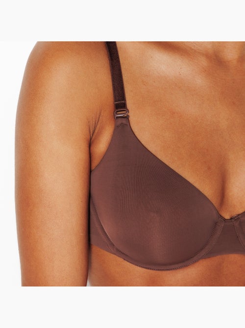 Perfect beha bedekkend microvezel bruin - Kiabi Perfect beha bedekkend microvezel bruin - Kiabi