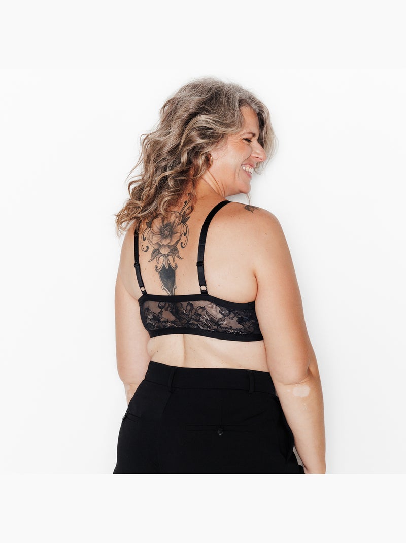 Perfect beha post operatief zwart Zwart - Kiabi