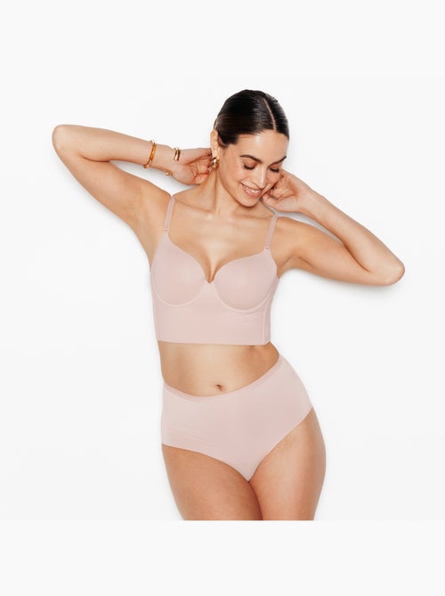 Perfect beha push-up rugloos microvezel natuurlijk - Kiabi