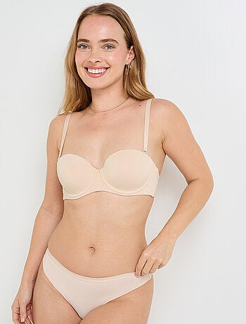 Perfect beha versterkend bandeau microvezel natuurlijk