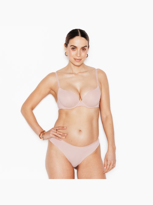 Perfect push-up beha microvezel natuurlijk - Kiabi