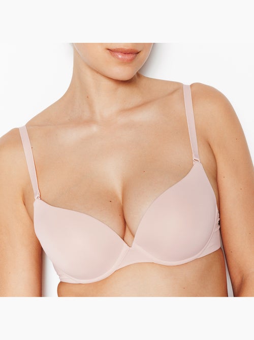 Perfect push-up beha microvezel natuurlijk - Kiabi