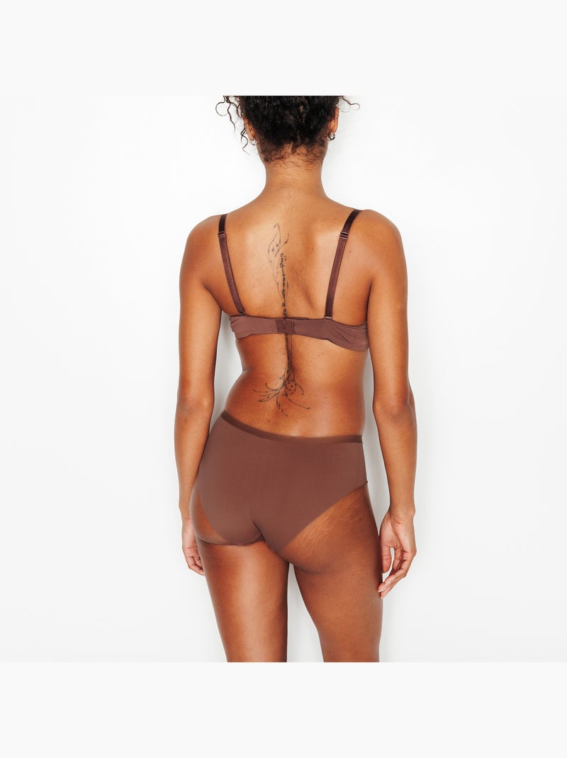 Perfect shorty microvezel bruin Bruin - Kiabi