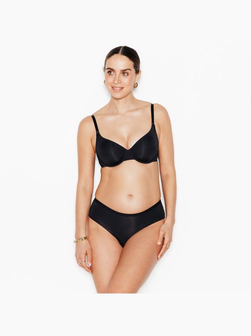 Perfect shorty microvezel zwart - Kiabi