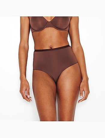 Perfect slip hoge microvezel bruin