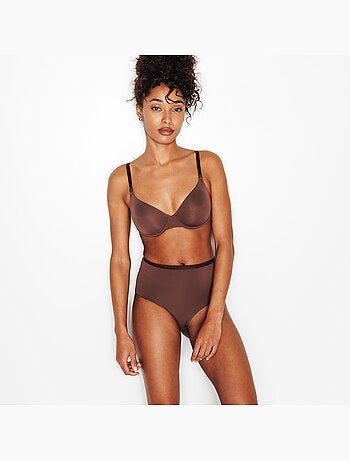 Perfect slip hoge microvezel bruin