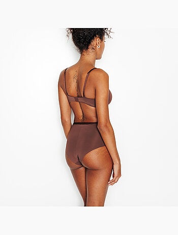 Perfect slip hoge microvezel bruin