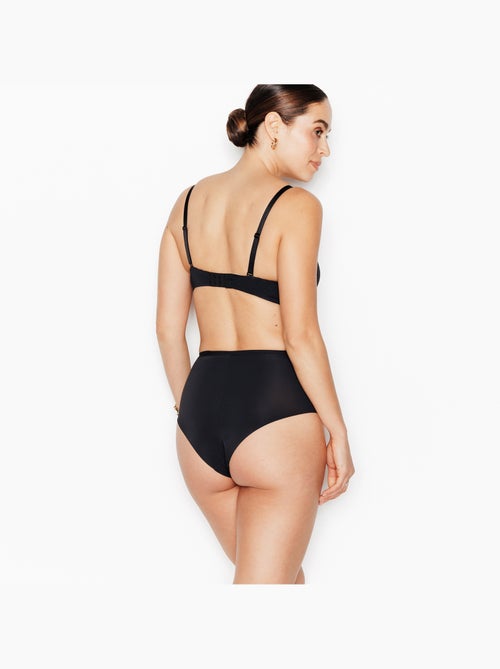 Perfect slip hoge microvezel zwart - Kiabi