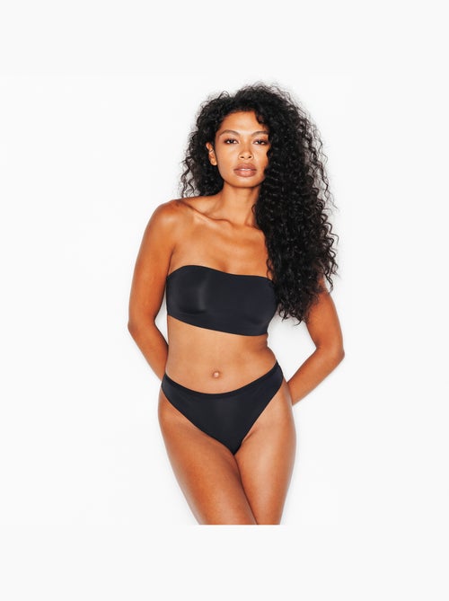 Perfect string microvezel zwart - Kiabi