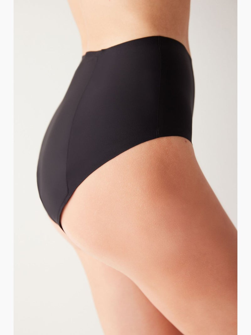 Period slip met hoge taille penti Zwart - Kiabi
