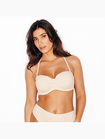 Perle badpak bandeau ecru