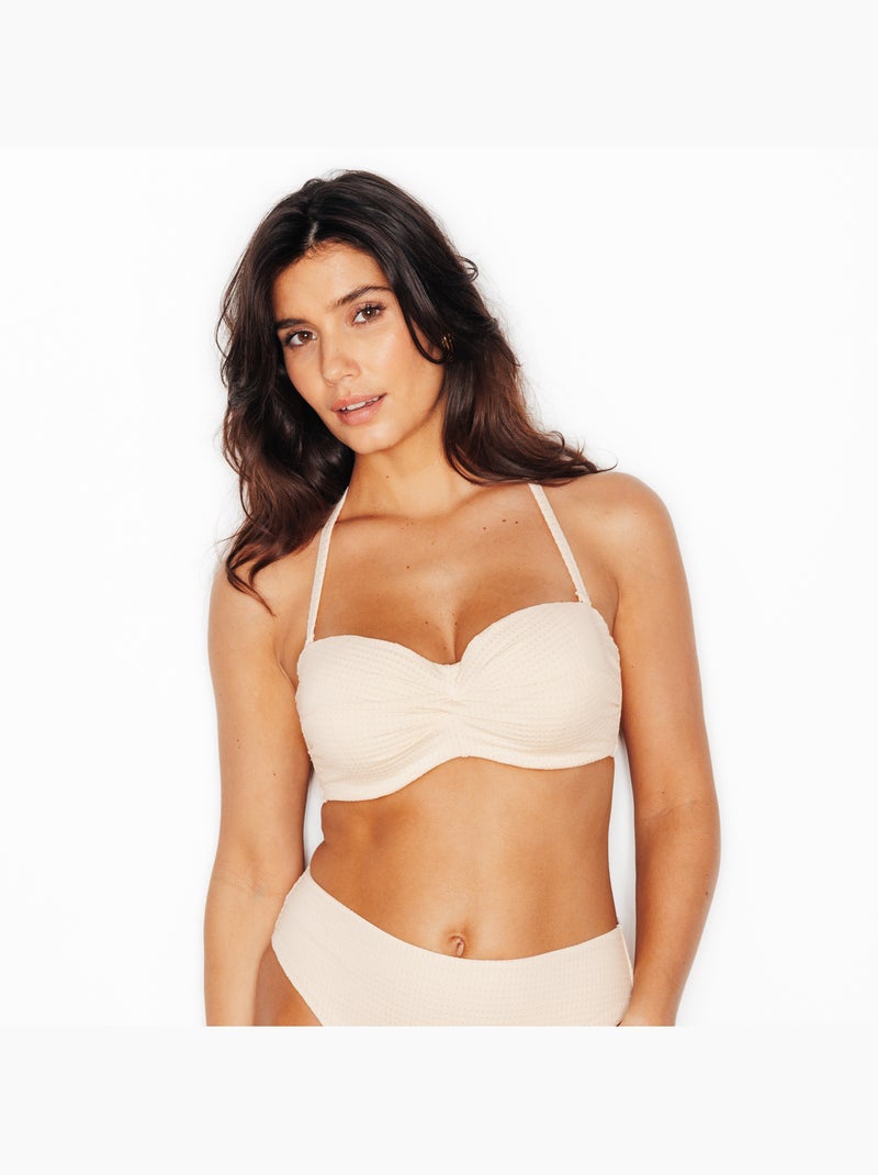 Perle badpak bandeau ecru Ecru - Kiabi