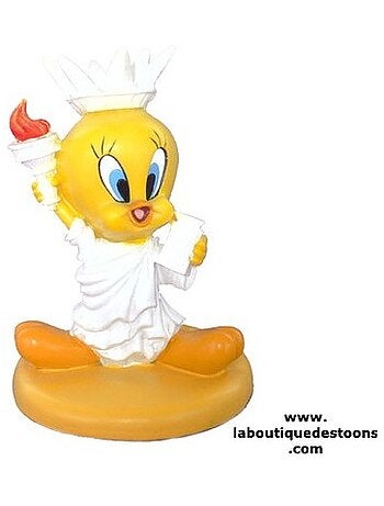 Personagebeeldje 'Looney Tunes' Tweety in de stijl van het Vrijheidsbeeld 8 cm