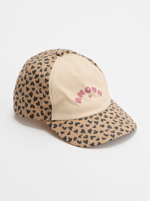 Pet in baseballstijl met luipaardprint - Kiabi