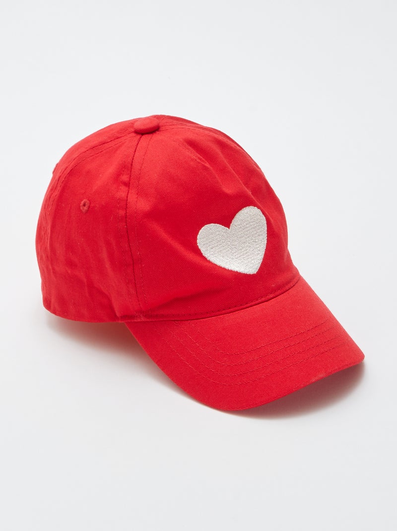 Pet met hartje ROOD - Kiabi