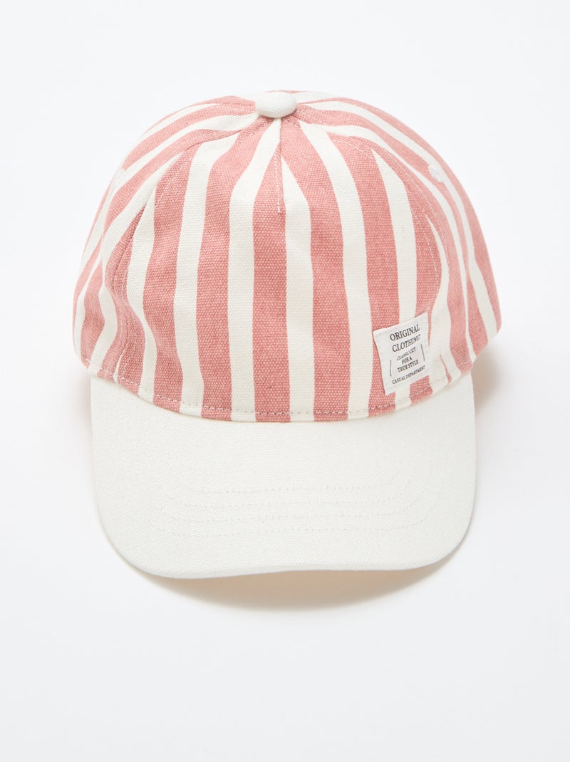 Pet met motief, verstelbaar met klittenband Groen - Kiabi