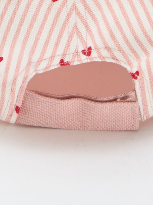 Pet met motief, verstelbaar met klittenband - Kiabi