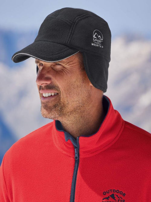Pet met oorwarmers van fleece - ATLAS FOR MEN - Kiabi Pet met oorwarmers van fleece - ATLAS FOR MEN - Kiabi