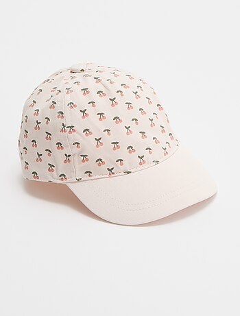 Pet met print in baseballstijl