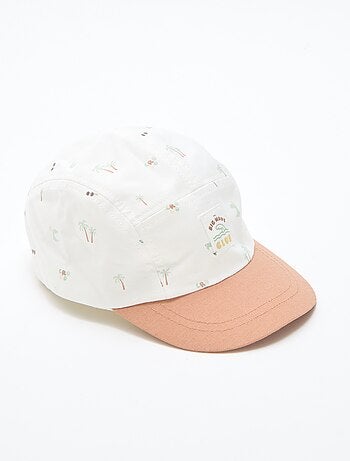 Pet van stof met motieven