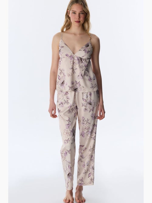 Petal satijnen pyjamabroek penti - Kiabi Petal satijnen pyjamabroek penti - Kiabi