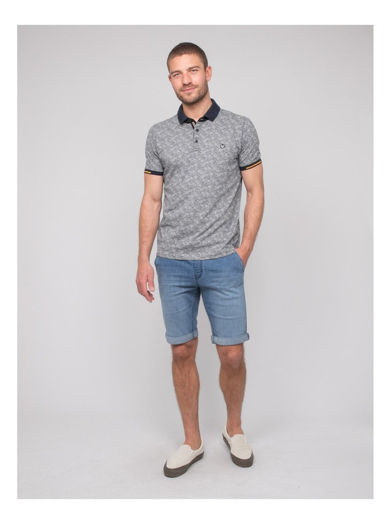 Petillon poloshirt met korte mouwen van katoen Marineblauw - Kiabi