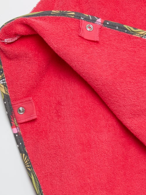 'Petit Béguin'-badcape met capuchon en print - Kiabi