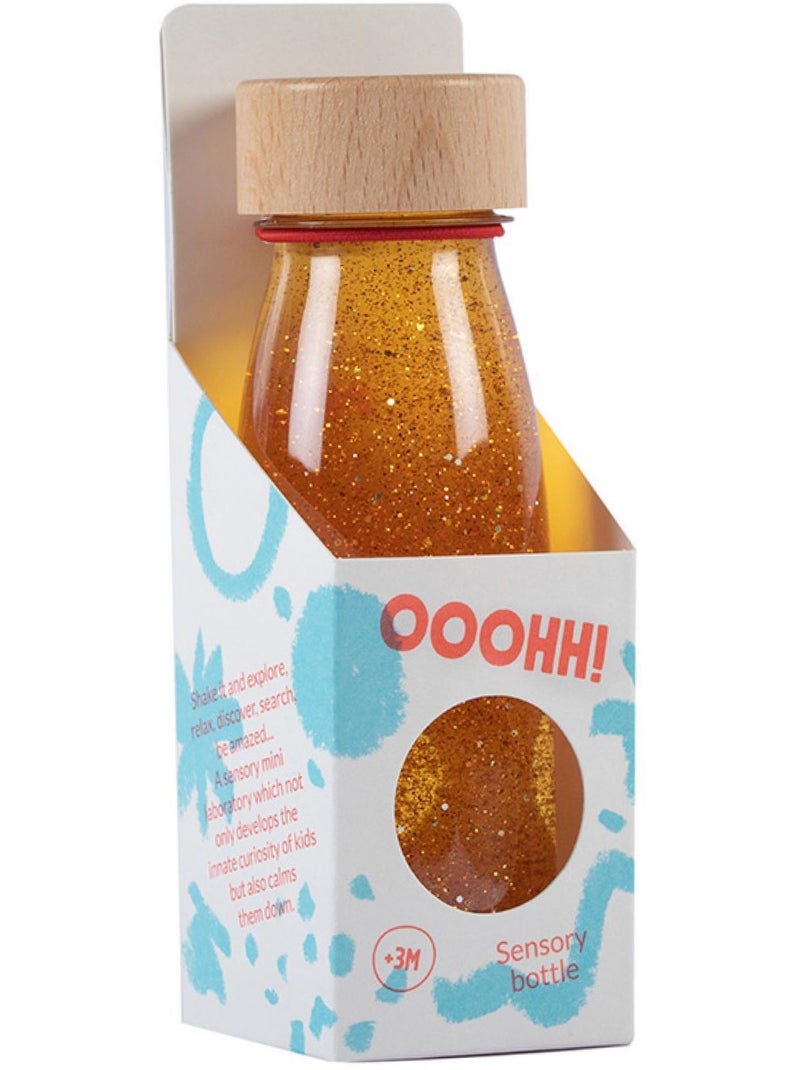 Petit boum | bouteille sensorielle float magic flottante Marron chocolat - Kiabi