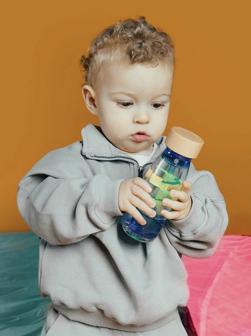 Petit boum | bouteille sensorielle move spirale Bleu - Kiabi