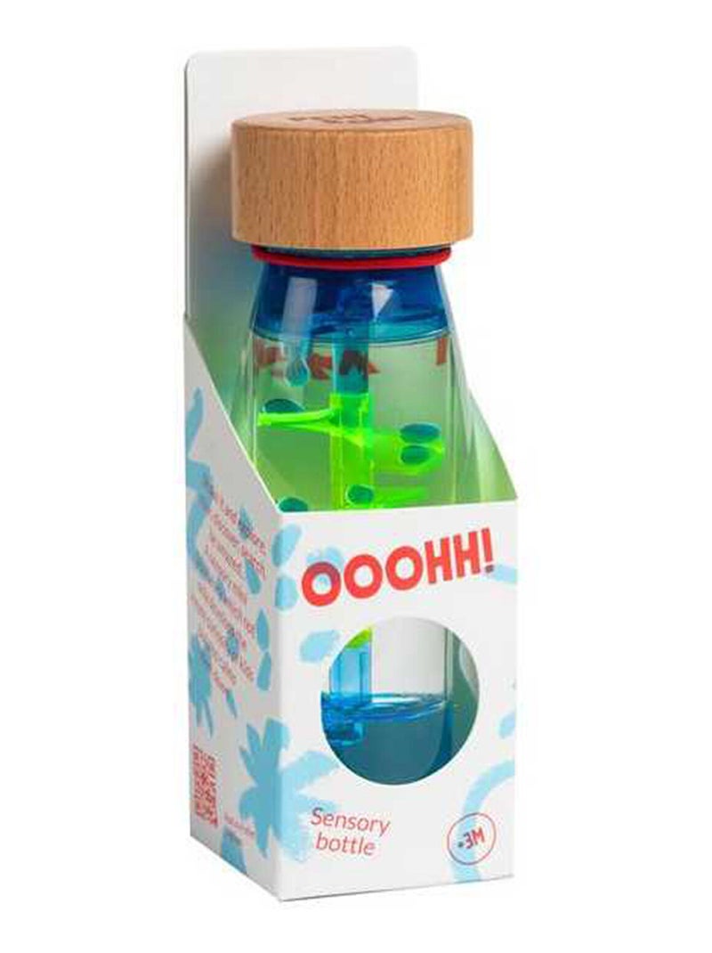 Petit boum | bouteille sensorielle move spirale Bleu - Kiabi