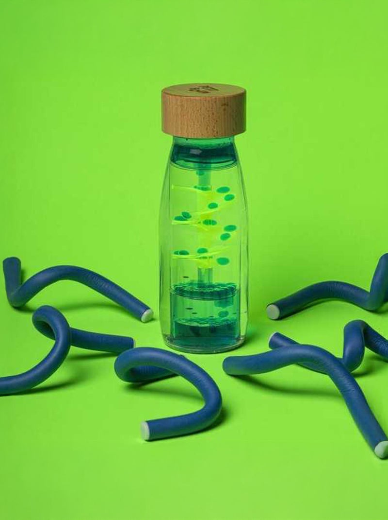 Petit boum | bouteille sensorielle move spirale Bleu - Kiabi