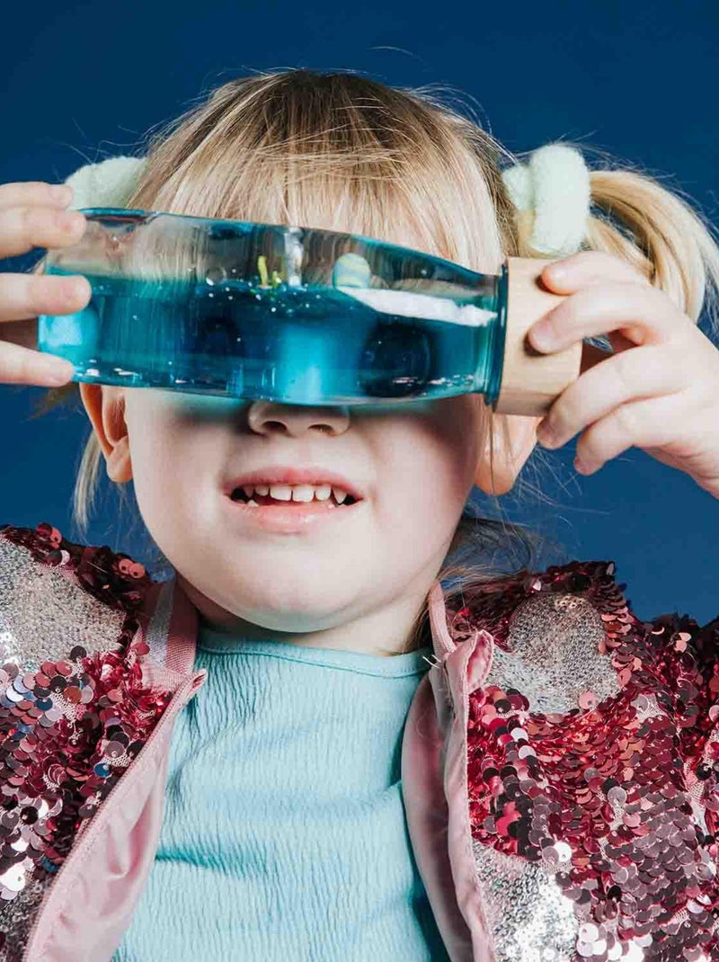 Petit boum | bouteille sensorielle move univers astronaute Bleu - Kiabi